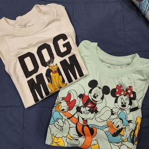 Disney shirts 2-pack